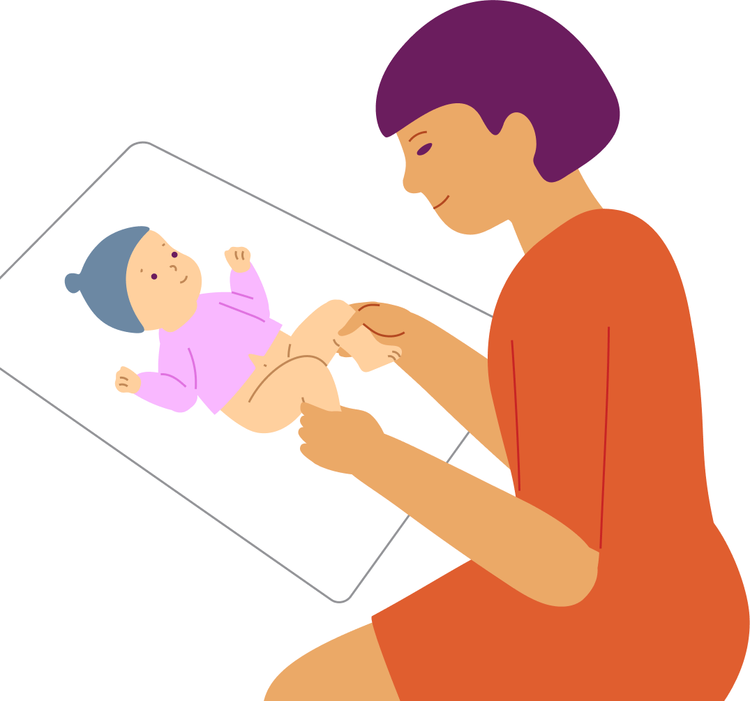 Foot play—experiencing the sensation of support through the feet, step 4
