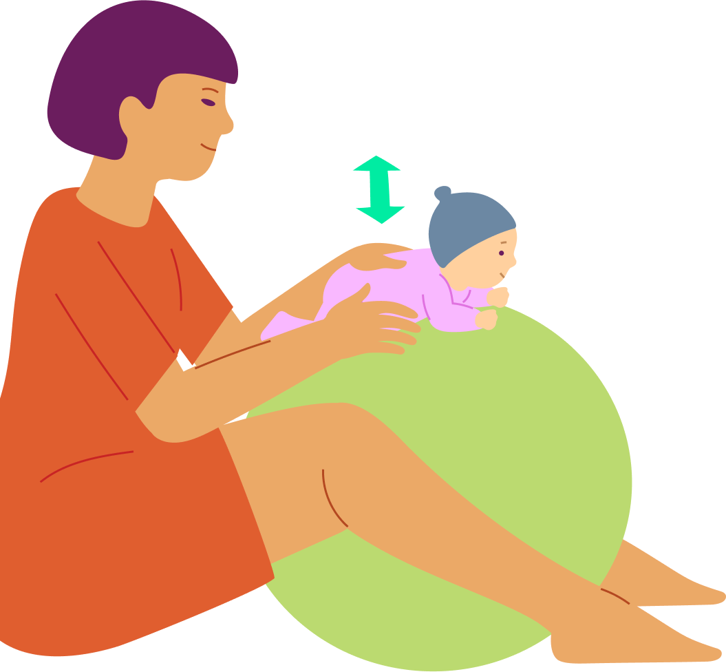 Rocking on a ball, step 3