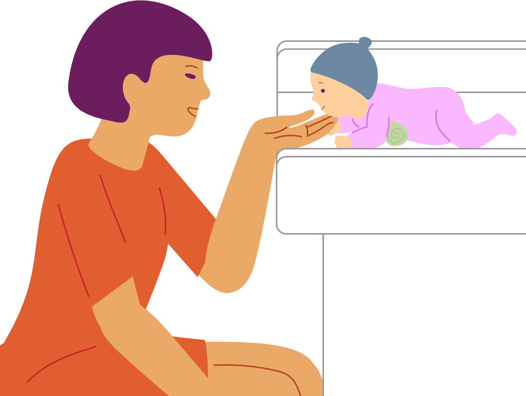Crinkly games for little hands, step 1