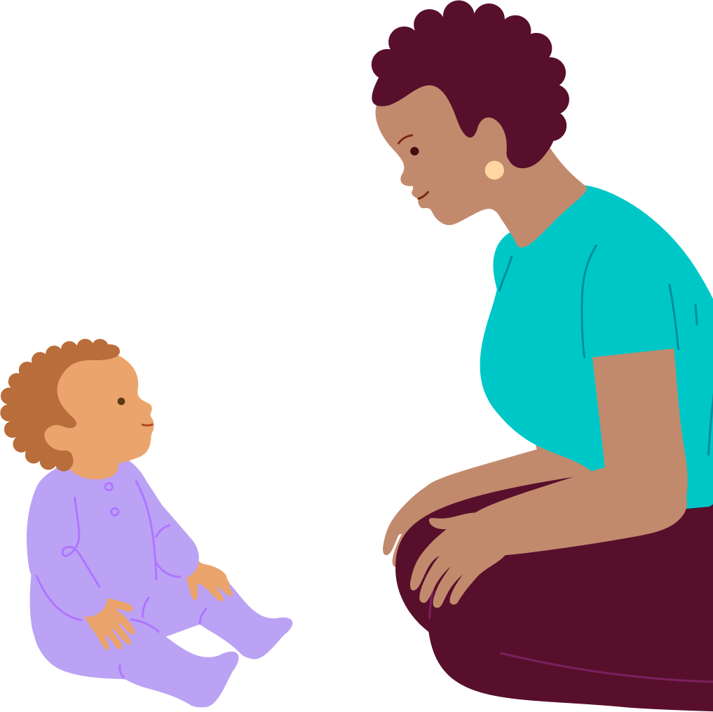 Grab the toy (while sitting), step 1