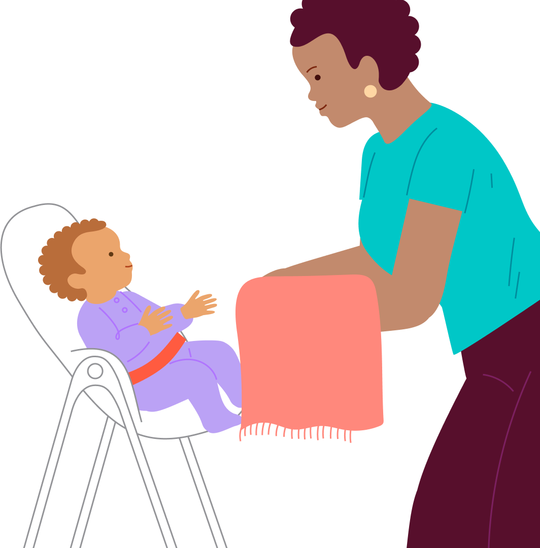 Bathtime—“Splash-splash, step 1