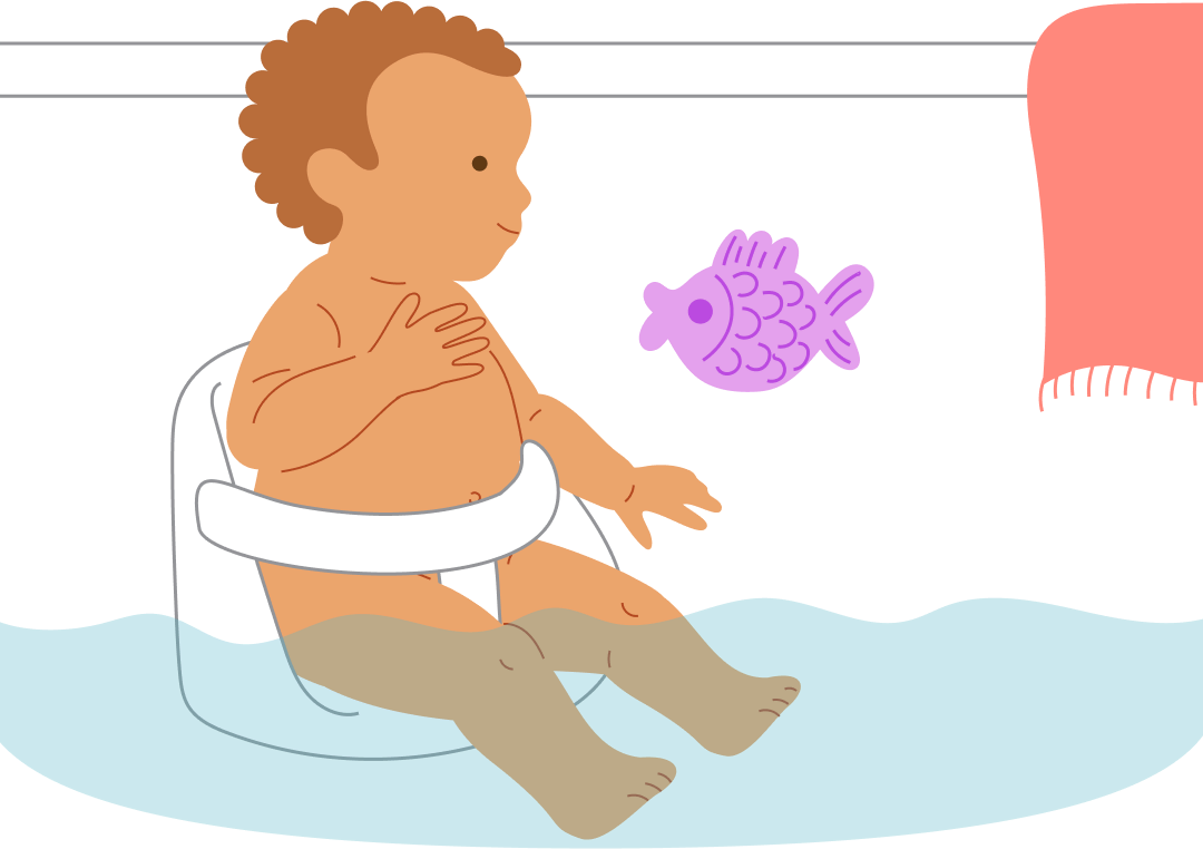 Bathtime—“Splash-splash, step 6