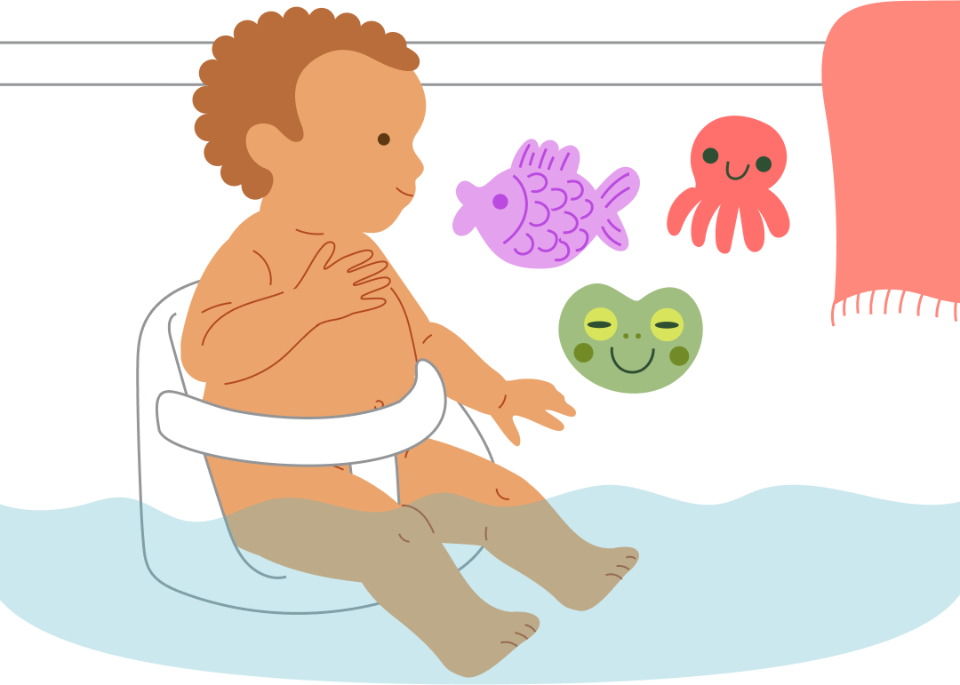 Bathtime—“Splash-splash, step 7