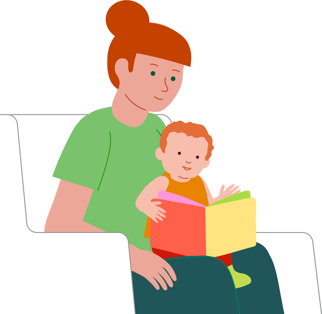 Exploring a “fluffy babies” book with touch-and-feel pages, step 5