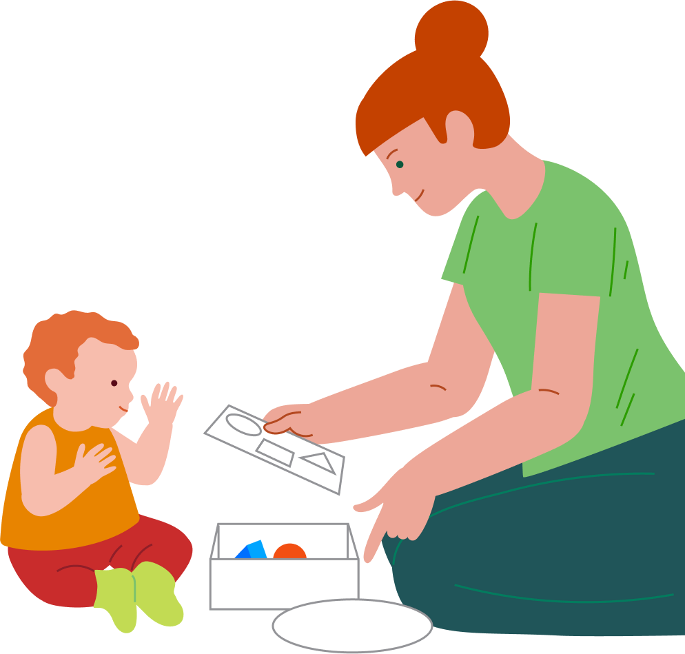 Shape sorter box, step 6