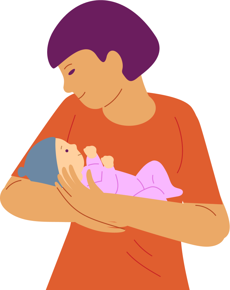 Massage before feeding, step 1
